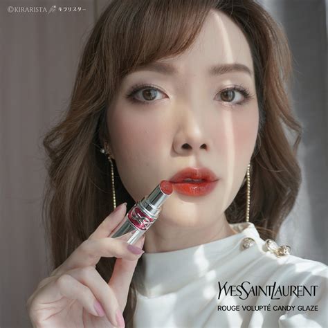 รีวิว YSL ROUGE VOLUPTÉ CANDY GLAZE ปากเงา 